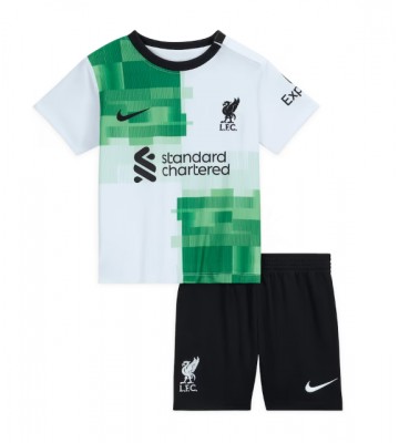 Liverpool Replica Away Stadium Kit for Kids 2023-24 Short Sleeve (+ pants)